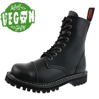 topánky KMM 8dírkové - Vegan - Black, KMM