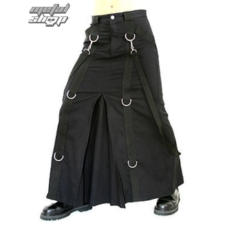 kilt Aderlass - Chain Skirt denim Black, ADERLASS