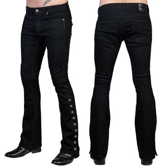 nohavice pánske (jeans) WORNSTAR - Hellraiser - Black - WSP-HRKSB